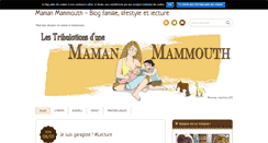 Desktop Screenshot of maman-mammouth.com