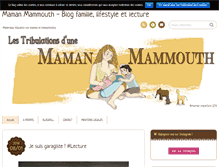 Tablet Screenshot of maman-mammouth.com